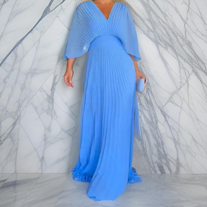 Clary™ | Raffinerad plisserad klänning