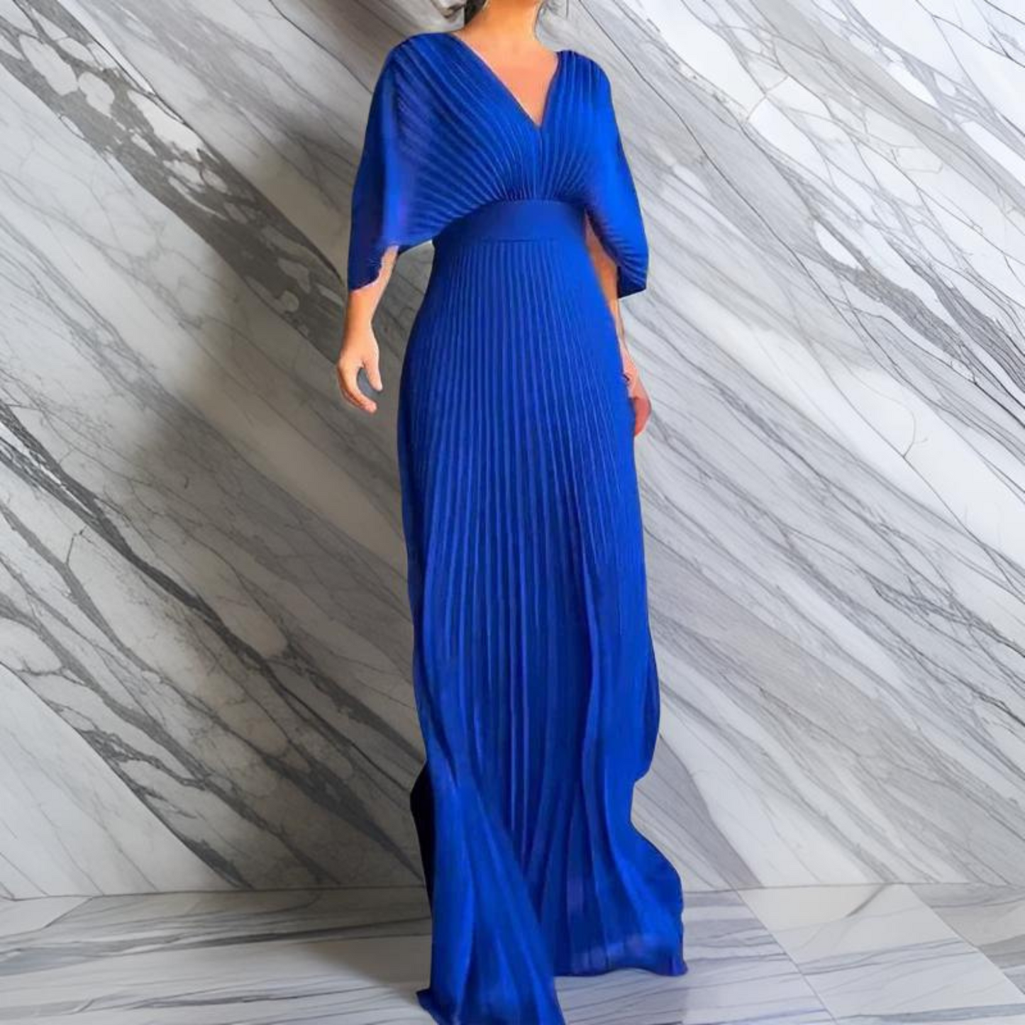 Clary™ | Raffinerad plisserad klänning