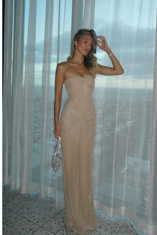 Livia | Champagne Dress