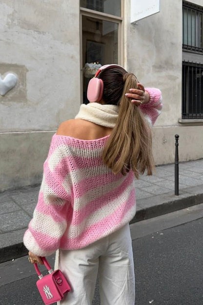 Livia | Cute Striped Sweater